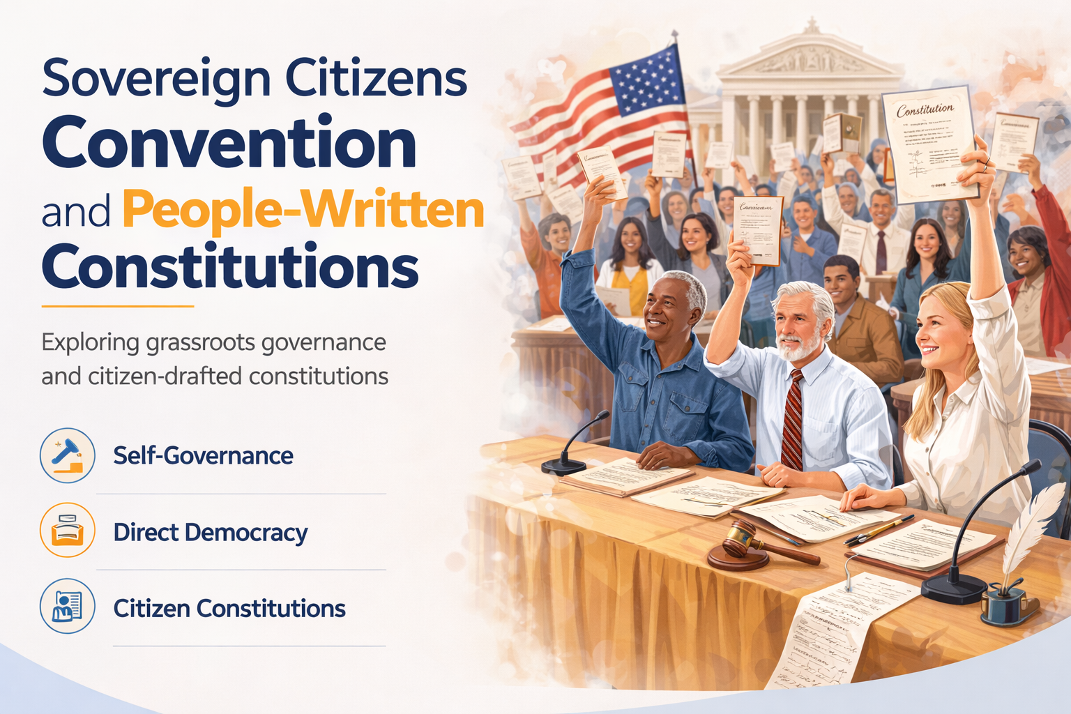 Sovereign Citizens Convention and People-Written Constitutions